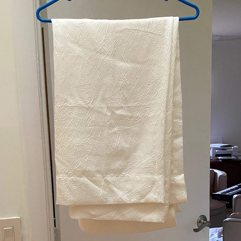 New Cream Curtains - set of 2